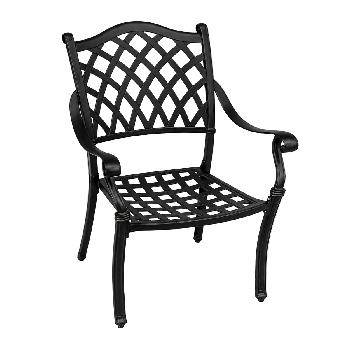 Elana 3-Piece Cast Aluminum Outdoor Bistro Set for Two-Mauvora