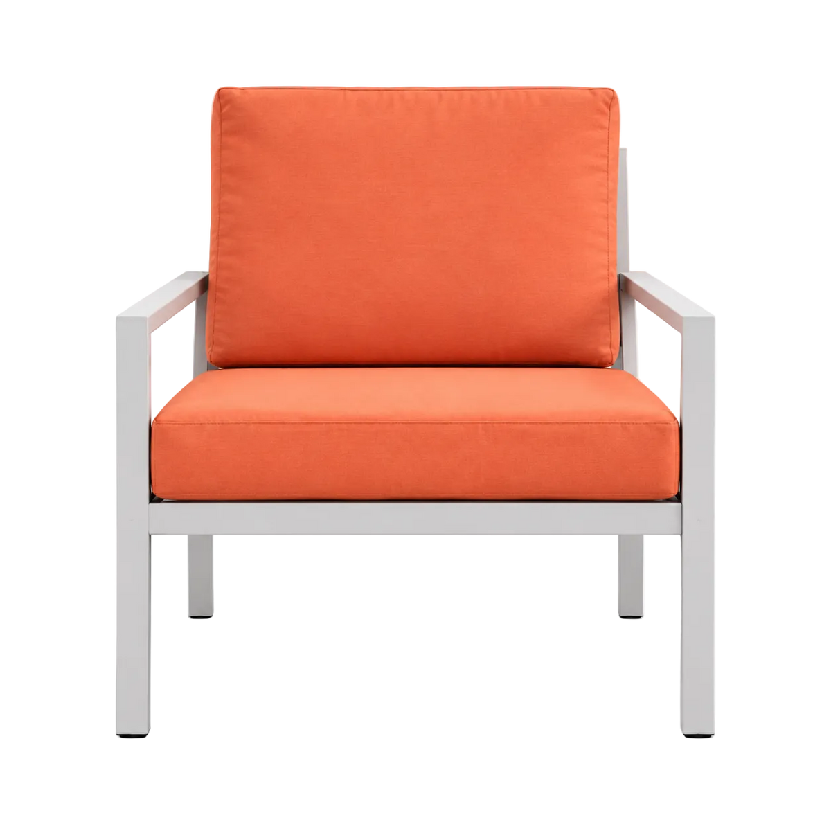 Orvyn 4-Piece Outdoor Sofa Set with 3-Seater Sofa, 2 Armchairs & Glass Coffee Table-Mauvora